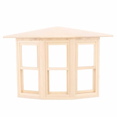 MRSTORY Dollhouse Fenster Miniaturfenster Holz Exquisite Lebensechte 45 Grad Dreiseitige Schiebebuchtmodell für DIY Dollhouse Accessoires Birch Wood 24x15x4,5 cm MRSTORY Dollhouse Fenster Miniaturfenster Holz Exquisite Lebensechte 45 Grad Dreiseitige Schiebebuchtmodell für DIY Dollhouse Accessoires Birch Wood 24x15x4,5 cm von MRSTORY