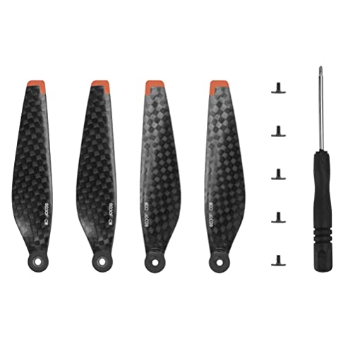 MRSTORY Drohnen -Propeller Kohlefaser Niedrige Rauschpropellerblätter Kompatibel für Mini 3 Pro -Drohnenzubehör Hochfestes Material Glattes Flug Leichtes Lichtgewicht Design (4PCS) von MRSTORY