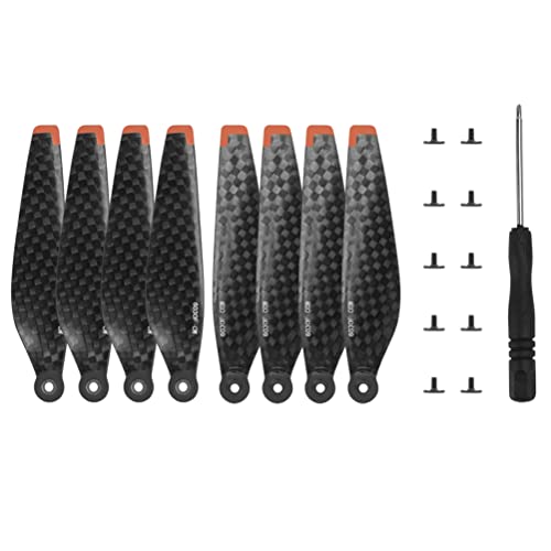 MRSTORY Drohnen -Propeller Kohlefaser Niedrige Rauschpropellerblätter Kompatibel für Mini 3 Pro -Drohnenzubehör Hochfestes Material Glattes Flug Leichtes Lichtgewicht Design (8PCS) von MRSTORY