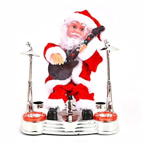 MRSTORY Elektromusik Santa Puppe Spielen Ornament Lively Singing Dancing Santa Toy für Weihnachten Home Decor Office Party (C) von MRSTORY