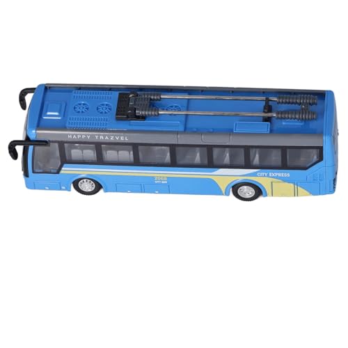 MRSTORY Fernbedienungsbusspielzeug Hohe Simulation Alle Richtungen Fahren Wiederaufladbarer RC -Schulbus für Abs Material 21 cm Größe (Blau) von MRSTORY