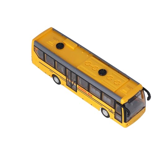 MRSTORY Fernbedienungsbusspielzeug Hohe Simulation Alle Richtungen Fahren Wiederaufladbarer RC -Schulbus für Abs Material 21 cm Größe (Gelb) von MRSTORY