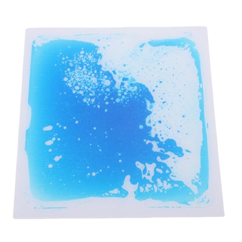 MRSTORY Flüssige Sensorische Bodenfliesen Modulares Spleißdesign Multifunktionaler Sensorischer Bodenfliesen für Kindergarten -Lebensmittelqualität PVC Weiche Gummi 30 cm X 30 cm (Blau) von MRSTORY