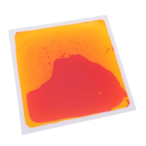 MRSTORY Flüssige Sensorische Bodenfliesen Modulares Spleißdesign Multifunktionaler Sensorischer Bodenfliesen für Kindergarten -Lebensmittelqualität PVC Weiche Gummi 30 cm X 30 cm (Orange) von MRSTORY