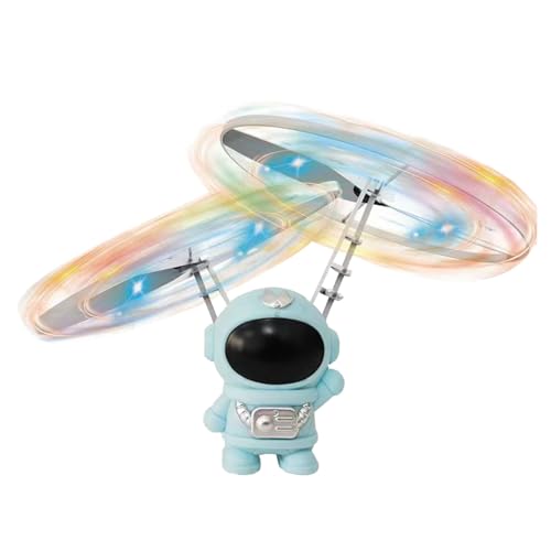 MRSTORY Flying Spaceman Spielzeug Innovative Infrarotinduktion LED LEGING ZURÜCKEN Ball DROONE Spiel Spielen Spielen Spielen MIT DER ENTERLICHETEN Premium -Plastikmaterial (Blau) von MRSTORY