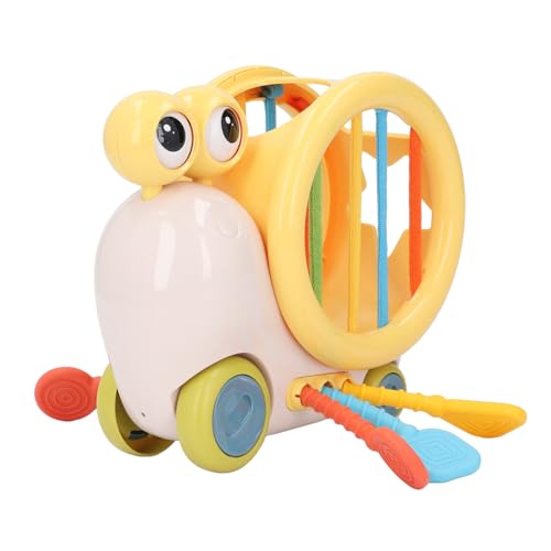 MRSTORY Form Sorter Pull String Spielzeug Pädagogische Sensorische Feinmotorik -Entwicklung (Gelb) von MRSTORY