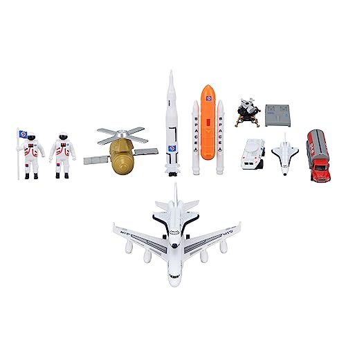 MRSTORY Glatte Space Shuttlespielzeug Realistische Bildungsdetails Räumliche Fantasie Raketenlegierung (Flugzeug und Kombination) von MRSTORY