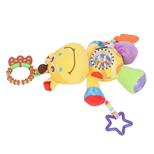MRSTORY Kinderwagen Rasselspielzeug Buntes Babydeckel Hängende Spielzeug mit Teether für Heim- und Reisekristall -Samt PP Baumwolle (Typ 1) von MRSTORY