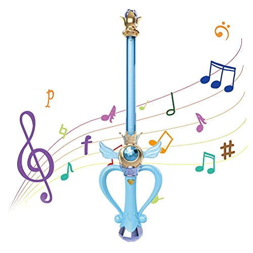 MRSTORY LED Zauberstab Elektrische Flash -Musik Magische Zauberstab Leichtgewichte Vorgetäuscht, Kinderspielzeug für Halloween -Party zu Spielen (Blau) von MRSTORY
