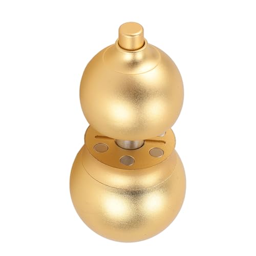MRSTORY Magnetische -Top -Levitation Rotierendes Gyroskop -Distribieren Tragbares Aluminium für Büro und Haus 62 X 35 X 35 Mm (Gold) von MRSTORY