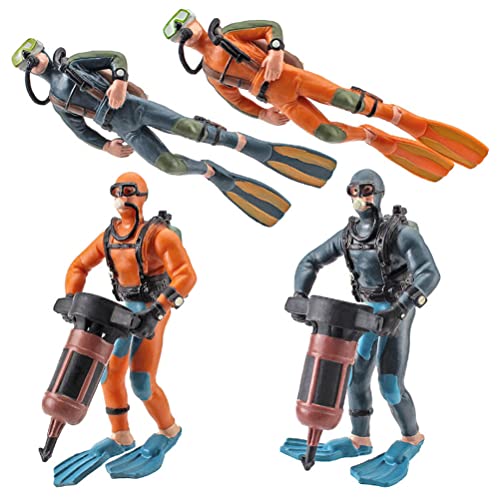 MRSTORY Mini -Diver -Figuren Simulation Abenteuer Tauchermodell Szene Layout -Tabelle Ornamente (Figur) von MRSTORY