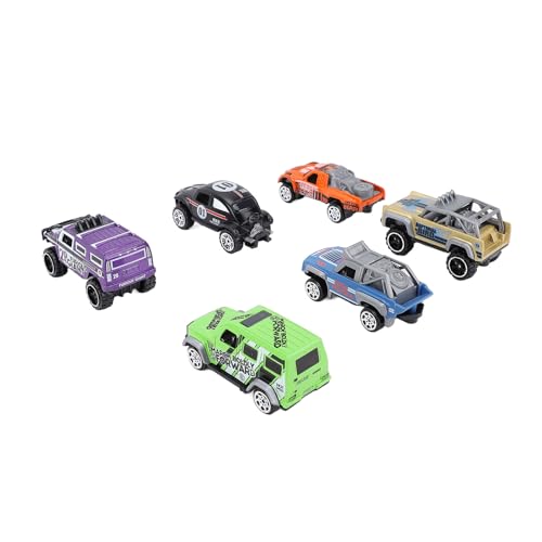 MRSTORY Miniatur Auto Modell Kollektion Legierung Pullover Zurück Spielzeug Fahrzeug Kind 3 Jahre 6 Stück von MRSTORY