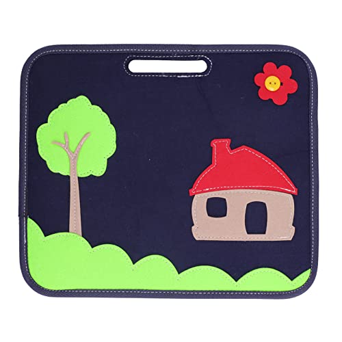 MRSTORY Montessori Busy Board Sensory Board Kleinkinder Aktivitätsausschuss Sichere Filzmaterial Farbe Kognition Handaugenkoordination Feinmotorische Fähigkeiten Entwicklung von MRSTORY