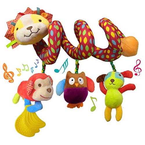 MRSTORY Nettes Cartoon Hängende Autositzspielzeug Kinderbaby Aktivität Plüschspielzeug für Crib Mobile Kinderwagen Bar Sitz Mobile Spielzeug Weiche PP Baumwolle BPA Musical Star Rassle MRSTORY Nettes Cartoon Hängende Autositzspielzeug Kinderbaby Aktivität Plüschspielzeug für Crib Mobile Kinderwagen Bar Sitz Mobile Spielzeug Weiche PP Baumwolle BPA Musical Star Rassle von MRSTORY
