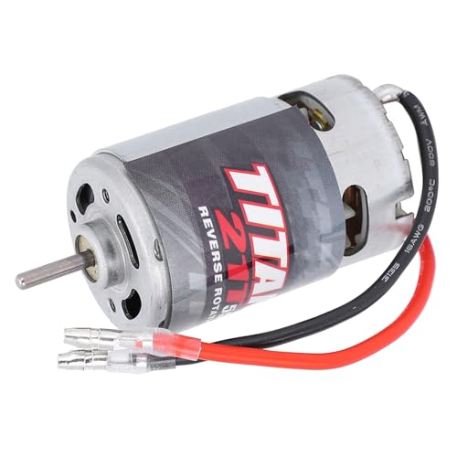 MRSTORY Professional 21T 550 Motor RC Ersatzzubehör Leistungsstarke Hochtorsion Langlebiger Metall Silber für 1/10 RC CAR von MRSTORY