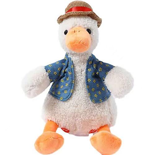 MRSTORY Spielzeug Sprechende Ente Wiederholt, was Sie mit Strohhut Sagen, Nicht Auffindbare Jacke Tiere in Plüschs Pielzeug für (USB (Wiederholung + schütteln Tanz + Musik)) von MRSTORY