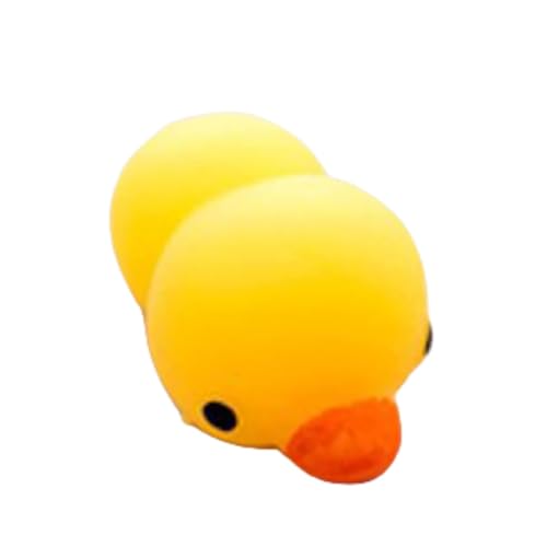 MRSTORY Squeeze Stress Relief Toy Animal Squishy Spielzeug Weiche PVC Dekompression Spielzeugfreunde Gunst für Büro Haushalt Leichtes Kompaktes Niedliches (Kleine Ente) von MRSTORY