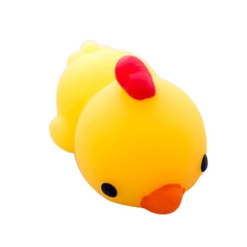 MRSTORY Squeeze Stress Relief Toy Animal Squishy Spielzeug Weiche PVC Dekompression Spielzeugfreunde Gunst für Büro Haushalt Leichtes Kompaktes Niedliches (Küken) von MRSTORY