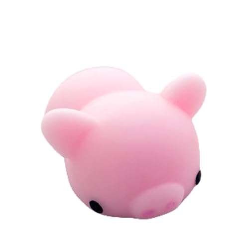 MRSTORY Squeeze Stress Relief Toy Animal Squishy Spielzeug Weiche PVC Dekompression Spielzeugfreunde Gunst für Büro Haushalt Leichtes Kompaktes Niedliches (Rosenschwein) von MRSTORY