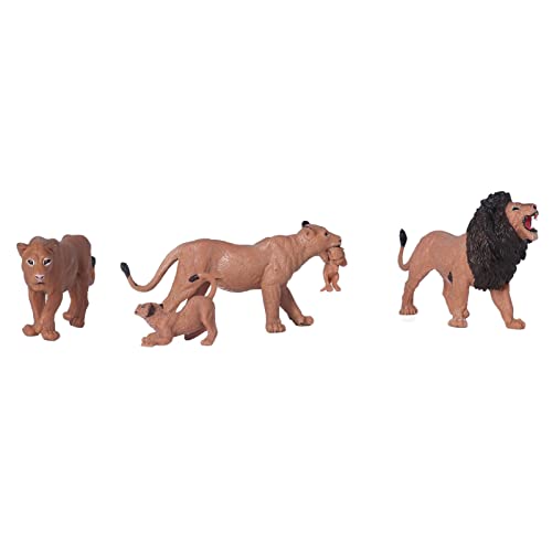 MRSTORY Tiermodellsimulation Solide Pädagogische Lebensechte Verbesserung der Kognitiven Fähigkeiten Tiermodell Dekoration für Kinderzimmer Plastik 4pcs von MRSTORY