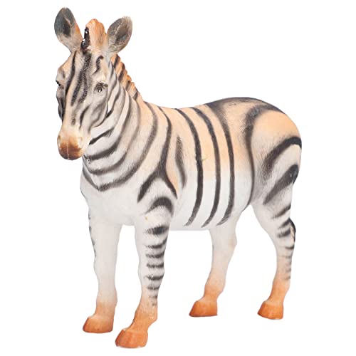 MRSTORY Zebre Toy Zebre Details Vedees Stimulieren das Interesse Lernen Dekoration Home Modell Simuliertes Kunststoff 19x12cm von MRSTORY