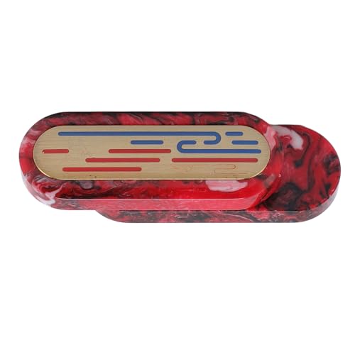 Mechanische Spielzeugkarte Hapotic Red Hapotia Verbindet den Handwerklichen Tragbaren Stress für Dekompression und Erwachsene Polyester PMMA Messing 52x20x14mm von MRSTORY