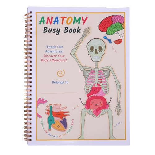 Menschliches Anatomie -Buch Interaktiver Bildung für Im Vorschullern Erforschung des Menschlichen Körperssensorischen Buchpapiers von MRSTORY