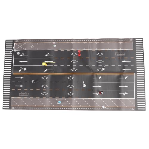Miniaturverkehrsstraßenmodell Spielzeug Lebensechter Bildung Interaktiver Dekorativer Miniaturverkehrsstraßeninfrastrukturmodell für Heimische ABS -Materialien (Englischer Stil b) von MRSTORY
