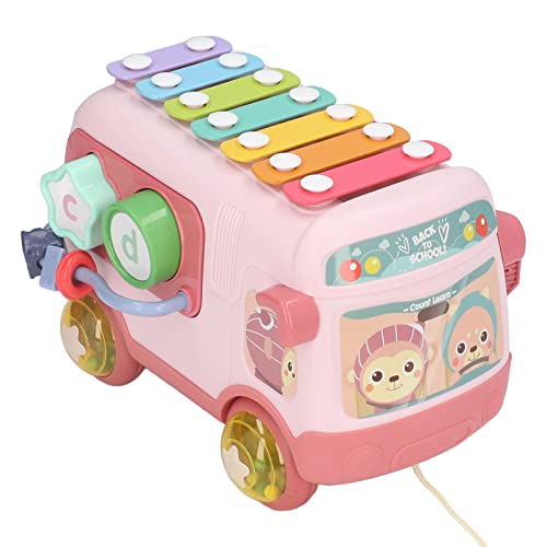 Musik Bus Alphabet Block Multifunktions Spielzeug Lernen Mini Perlen Xylophon für 1 Bis 3 Jahre Kunststoff (A) von MRSTORY
