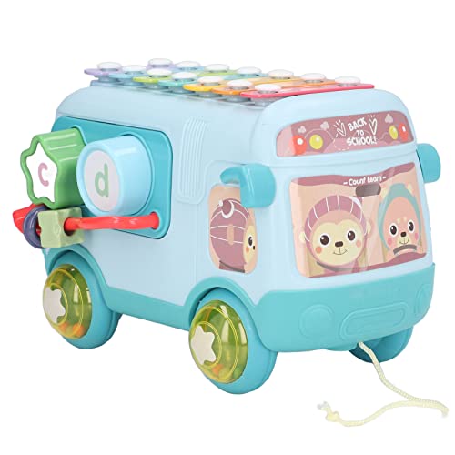 Musik Bus Alphabet Block Multifunktions Spielzeug Lernen Mini Perlen Xylophon für 1 Bis 3 Jahre Kunststoff (B) von MRSTORY