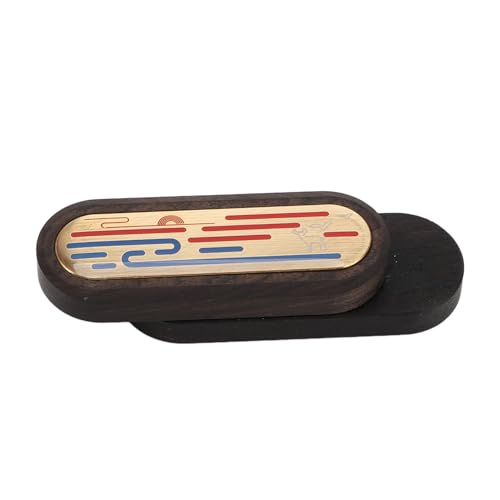 Push Card Slider Anti Stress Toy Tragbares Holz und Metall Tragbare Dekompression für Schreibtisch und Haus von MRSTORY