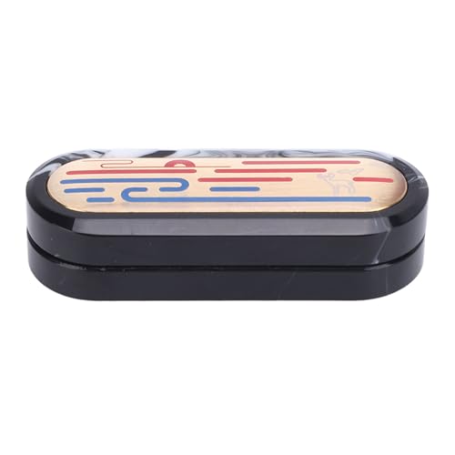 Pusher Pusher Card Metall Miniatur Spielzeug Anti Stress Tragbar für Entspannung Schreibtisch Reise PMMA Messing 52x30x14mm von MRSTORY