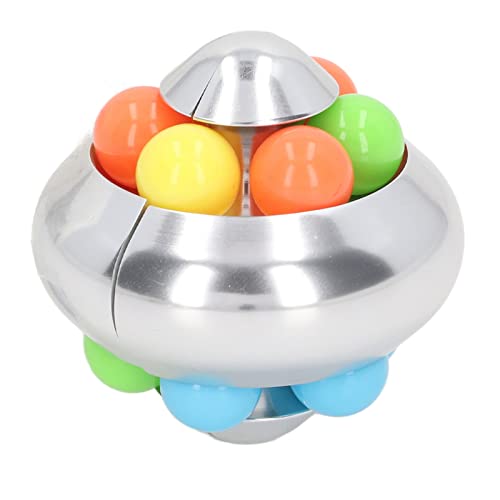 Rotierende Kugel Puzzle Spielzeug Erwachsene Jugendliche Spannung Handauge Koordination Farbdiskriminierung Fertigkeit Aluminiumlegierung 50mm (A) von MRSTORY