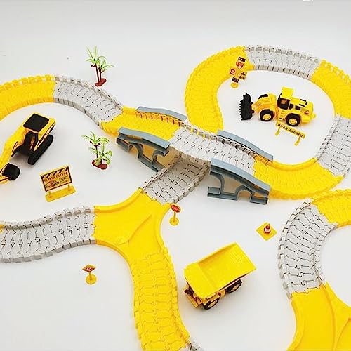 Spielzeugblöcke, Track, Auto, Lernen, Gehirnentwicklung, DIY, Montage, Bau, Kinder, Material Kunststoff (Typ 1) von MRSTORY