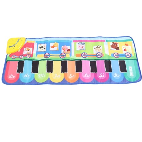 Teppich Musical Baby Bildung Anti-Rutsch Wasserdichtes Keyboard Klavier Sol Spiel Lernen Frühe Teppich von MRSTORY