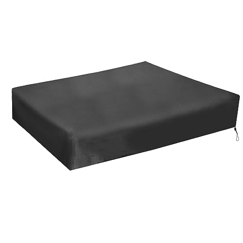 Sandkasten Abdeckung, Square Sandkastenabdeckung, Outdoor Garden Abdeckplane Für SandkäSten, 210D Oxford-Tuch Wasserdicht, Winddicht, Staubdicht, Geeignet Zum Schutz Von Kinderspielzeug (200x200cm) von MRWiZMS