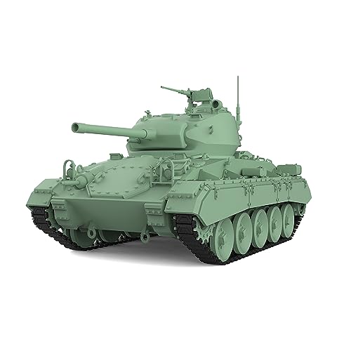 MRY-SFW 1/120 Militärmodell American M 24 Haze Flight Tank Panzer Kampffahrzeug Modellbausatz Zubehör MRY-SFW 1/120 Militärmodell American M 24 Haze Flight Tank Panzer Kampffahrzeug Modellbausatz Zubehör von MRY-SFW