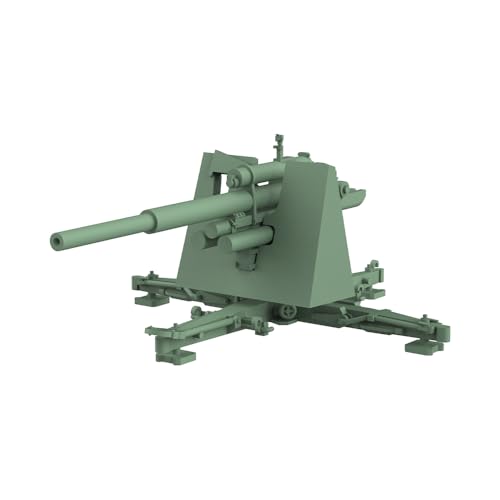 MRY-SFW 1/144 Militärmodell Deutsch 8,8 cm 88 mm Flugzeugkanone Panzerkampffahrzeug von MRY-SFW