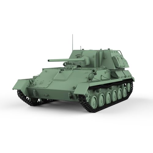 MRY-SFW 1/144 Militärmodell Sowjetische SU-76M 85mm D-5S Panzer Anaboles Fahrzeug Gepanzertes Kampffahrzeug von MRY-SFW