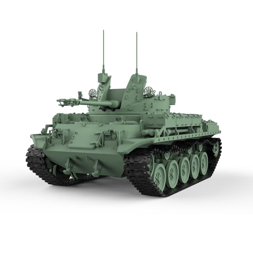 MRY-SFW 1/144 Militärmodell US M42 Duster Selbstantenne Kanone Gepanzertes Kampffahrzeug von MRY-SFW