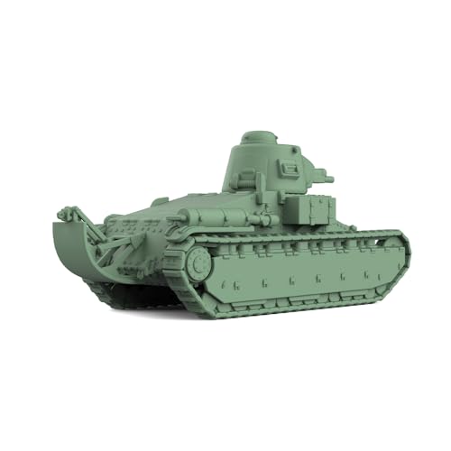 MRY-SFW Armeepanzer, unlackiert, Maßstab 1:160 N, Eisenbahn, Militär, Modellbausatz Frankreich, D1 leichter Panzer ST2 Turm & 47 mm SA34 Pistole MRY-SFW Armeepanzer, unlackiert, Maßstab 1:160 N, Eisenbahn, Militär, Modellbausatz Frankreich, D1 leichter Panzer ST2 Turm & 47 mm SA34 Pistole von MRY-SFW