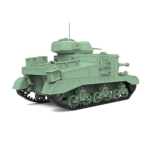 MRY-SFW Army Panzer, unlackiert, 1/72, 25 mm, Militärmodellbausatz, US M3 Grant Medium Tank von MRY-SFW
