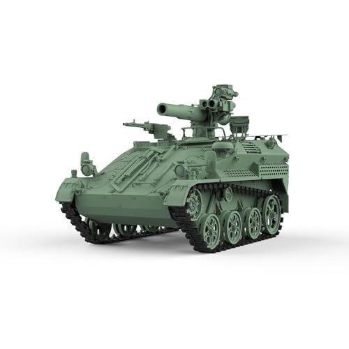MRY-SFW Army Panzer Maßstab 1/87 HO Eisenbahn Militär Modellbausatz Deutschland Waffenträger Wiesel 1A2 von MRY-SFW