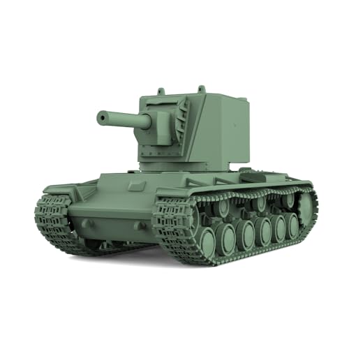 MRY-SFW Army Panzer Unlackiert 1/144 Militär Modellbausatz Sowjetischer KV-2 (1939) mittlerer Panzer von MRY-SFW