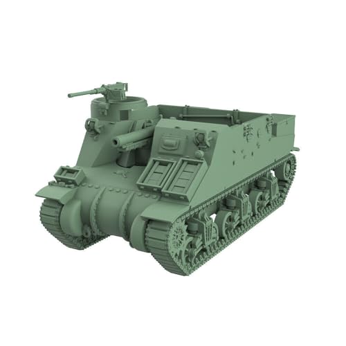 MRY-SFW Army Panzer Unlackiert 1/144 Militär Modellbausatz US M7 Priester Selbstfahrende Pistole MRY-SFW Army Panzer Unlackiert 1/144 Militär Modellbausatz US M7 Priester Selbstfahrende Pistole von MRY-SFW