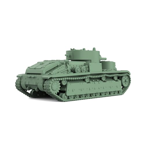 MRY-SFW Army Panzer Unlackiert 1/160N Maßstab Eisenbahn Militär Modellbausatz Sowjetischer T-28 1938 Medium Tank von MRY-SFW