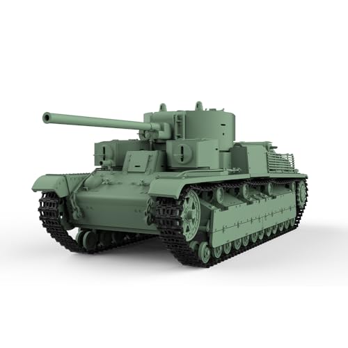 MRY-SFW Army Panzer Unlackiert 1/64 S Maßstab Militär Modellbausatz Sowjetischer T-28B(F30) mittlerer Panzer von MRY-SFW