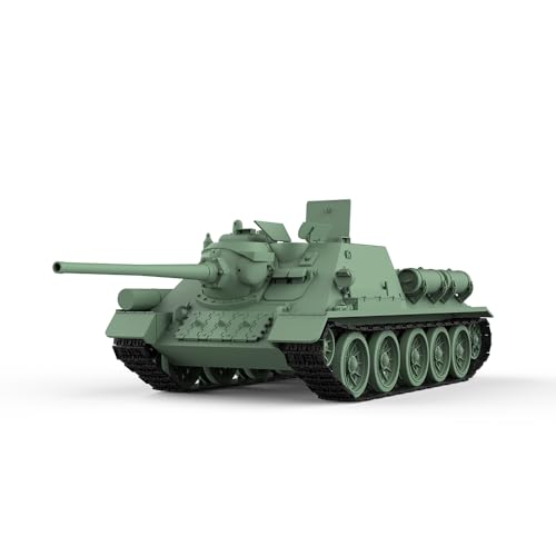 MRY-SFW Army Panzer Unlackiert 1/76 Militär Modellbausatz Sowjetischer SU-85 Jagdpanzer MRY-SFW Army Panzer Unlackiert 1/76 Militär Modellbausatz Sowjetischer SU-85 Jagdpanzer von MRY-SFW
