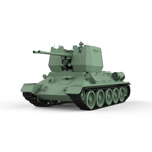 MRY-SFW Army Panzer Unlackiert 1/76 Militär Modellteile Sowjetischer T-34 Flugabwehrpanzer von MRY-SFW