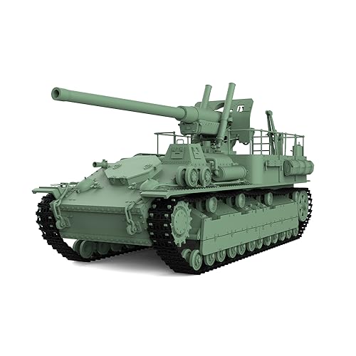 MRY-SFW Army Panzer Unlackiert 1/87 HO Maßstab Eisenbahn Militär Modellbausatz Sowjetischer SU-8 Panzerzerstörer von MRY-SFW